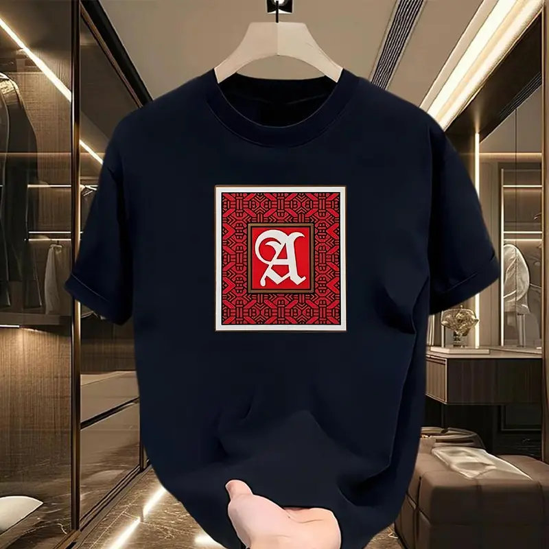 Kaos Tren Cetak Fashion Pria dan Wanita Muda 2025 - Bahan Nyaman - Toko Fashion 1