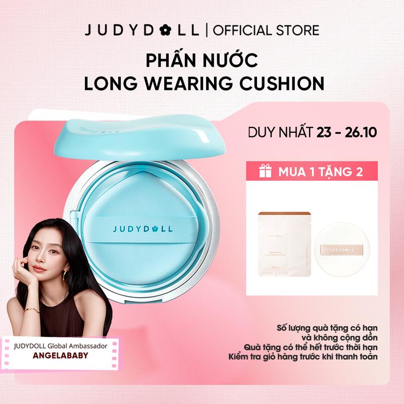 Phấn Nước JUDYDOLL Long Wearing Cushion Che Phủ Tiệp Da Tự Nhiên Kiềm Dầu 14g