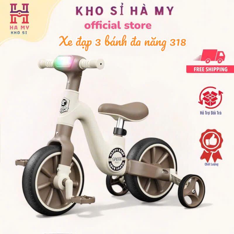 Xe đạp 3 bánh kiêm chòi chân cân bằng đa năng 318 cao cấp cho bé hot 2024 KHO SỈ HÀ MY Đồ Chơi Toys