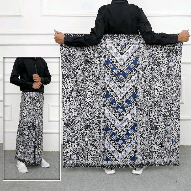 Sarung dewasa sarung santri sarung print motif batik sarung polymicro Muslim 0