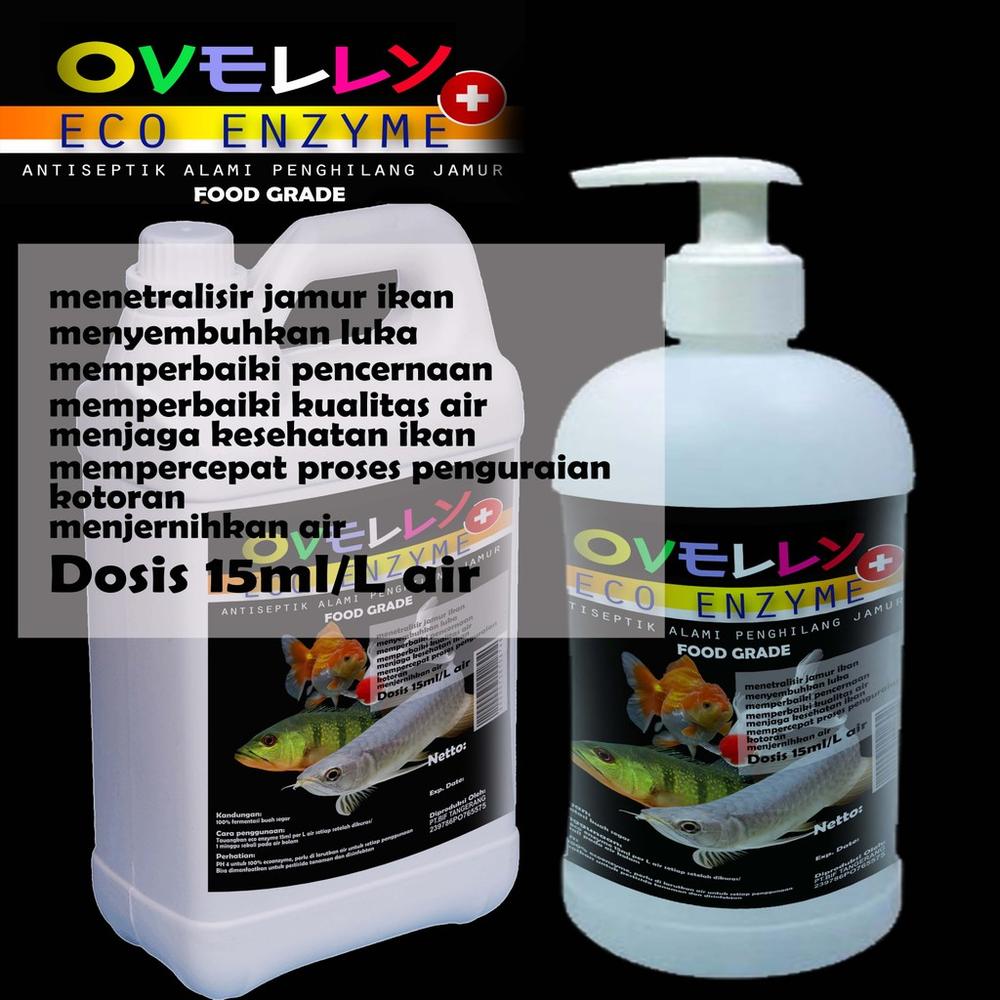 Eco enzyme perangsang warna ikan dan anti jamur ikan 500ml sampai 5 Liter O450 - 500ml