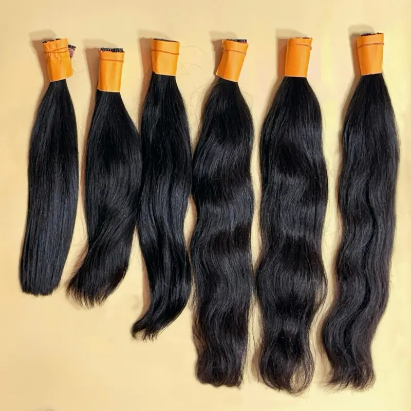 GROSIR RAMBUT SAMBUNG NATURAL 60 CM-Free Smooting 3