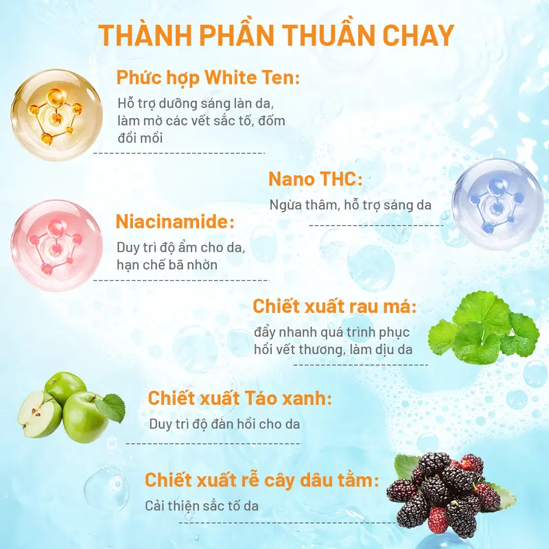 Sữa rửa mặt hỗ trợ  ngừa mụn sáng da Decumar . DSM02 4