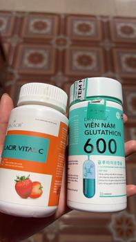 Product Review of Combo 2h - Viên uống Gluthatinon 600 - sản phẩm chăm sóc da ( mẫu mới ) from T**7 0