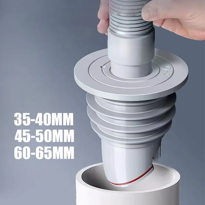 Connector Selang Floor Drain Mesin Cuci Sambungan Saringan Got Kamar Mandi Saringan Pembuangan