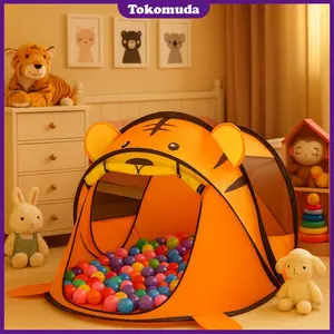 Tenda Mainan Anak Pop-Up Lipat Otomatis – Ruang Bermain Seru & Portable