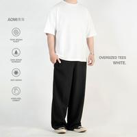 Gambar KREMLIN Oversized T-shirt AOMI Series Coolbreeze - AISU - M, White dari Kremlin Clothing Kota Bandung 5 Tokopedia