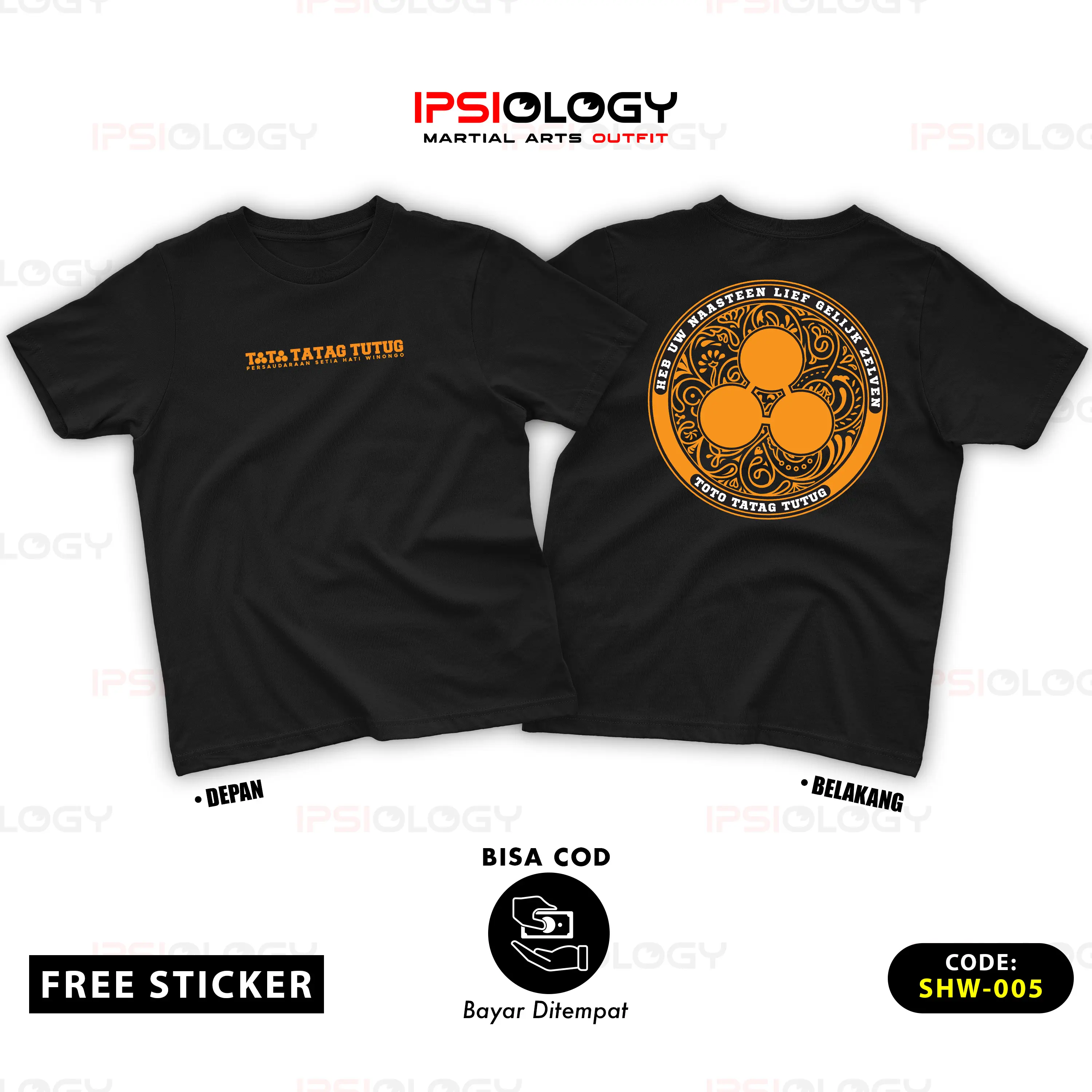 Kaos TOTO TATAG TUTUG Winongo PSHW Cotton Combed 24s