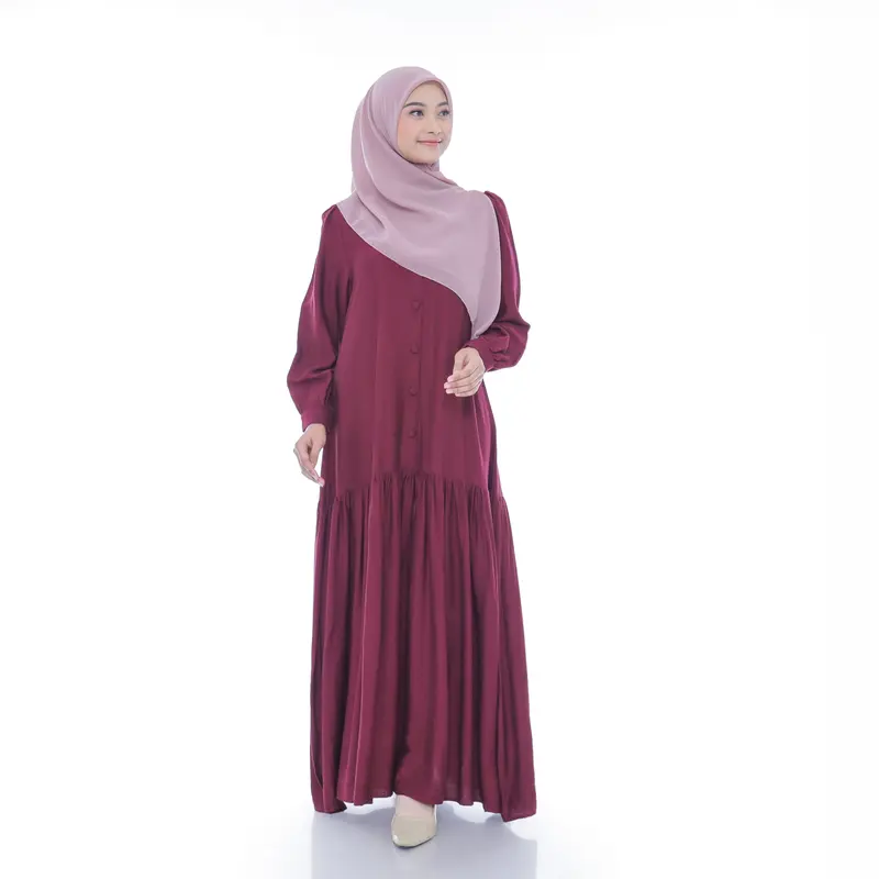 Dress Lunna Dress Mahaira Premium Bahan Polo Linen Katun Premium Dress Wanita Muslim Dewasa Mewah  Pesta Elegant Gamis Kondangan Gaun Hitam Rayon Midi Navy Remaja Panjang Crinkle Basic Airflow 1