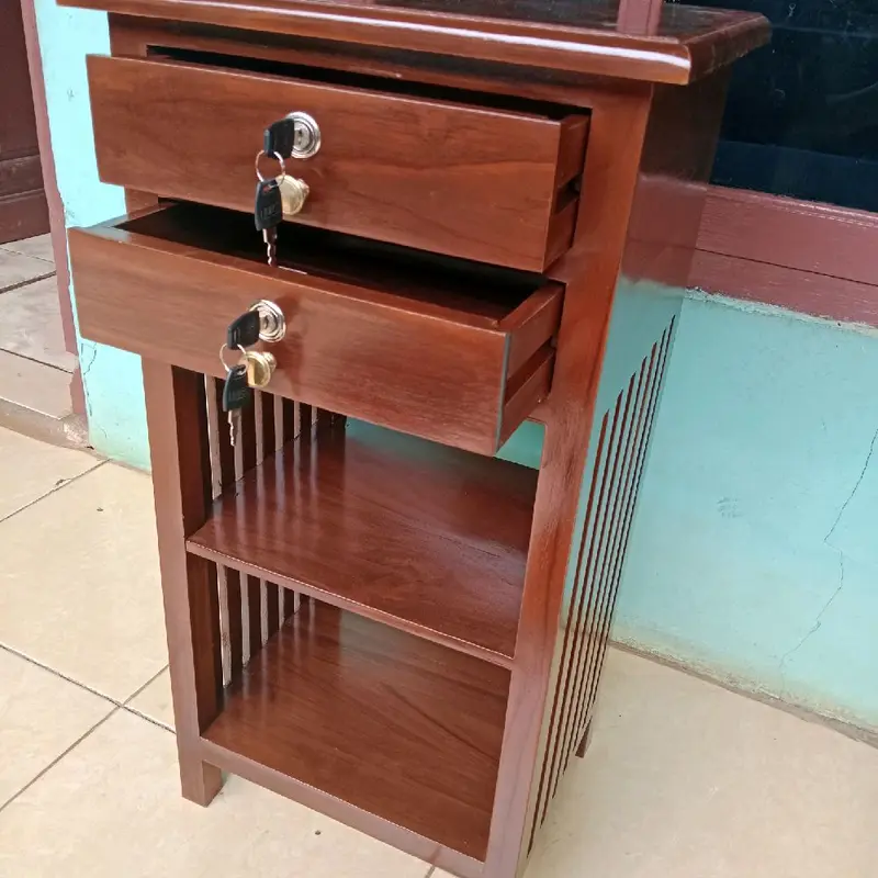nakas laci jati ukuran 40 x 30 x75 cm Jati 3