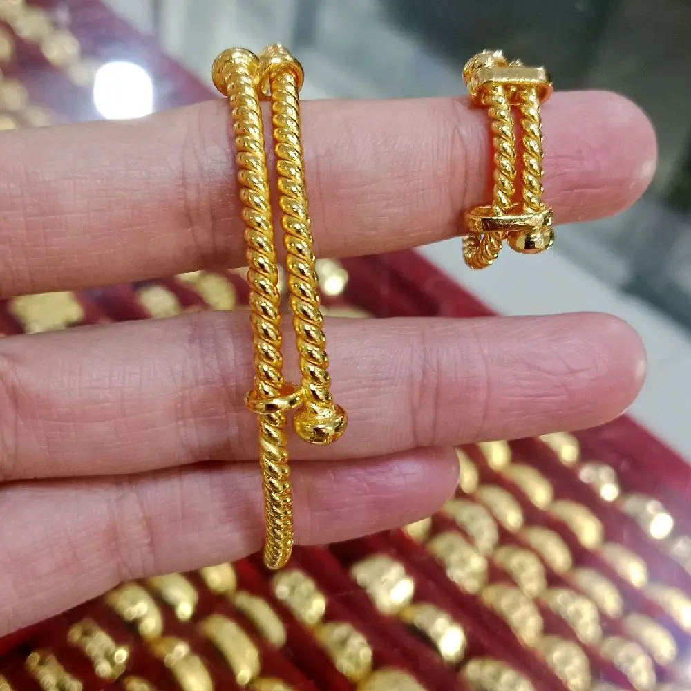gelang ulir & cincin lapis emmas crum kuat