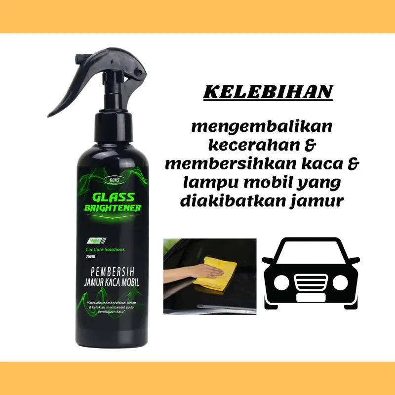 Pembersih Jamur Kaca Mobil Cairan Pembersih Jamur dan Kerak Pada Kaca Kendaraan Bersih Kinclong Car 1