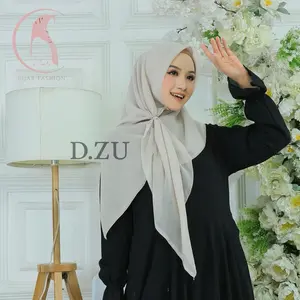 D.ZU Hijab Paris Jadul Premium Polos Varisha Old Daily Kerudung Segiempat Katun Lagend Lembut Muslim Square Nyaman Basic Bahan Halus Tidak Licin Mudah Digunakan