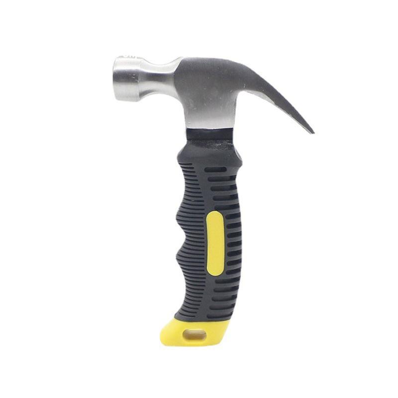 Product Introduction of Anti-shock and Non-slip Mini Claw Hammer Woodworking Plastic-coated Claw Hammer Multi-function Insta 38