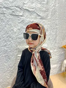 (MIMMI.ID) Moana Jilbab Hijab Motif Inner Anak 1-6 Tahun  Kerudung Lucu Bayi Bahan Dolby Printing Muslim