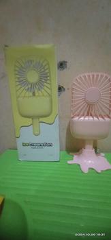 Product Review of (PRODUK ASLI INFINILAPAN) Kipas Angin Mini Genggam Portable Karakter Ice Cream 3 Speed Wind l Kipas Angin Lucu Portable USB l Mini Fan l INFINILAPAN kipas  mini kipas  minilucu from u**0 0