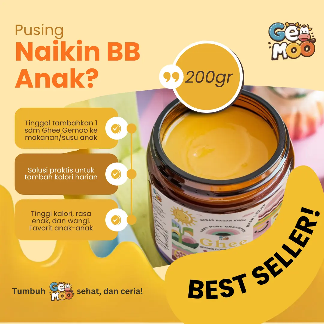 [200gr] BB BOOSTER HALAL GHEE Butter Bebas Laktosa MPASI 6m+