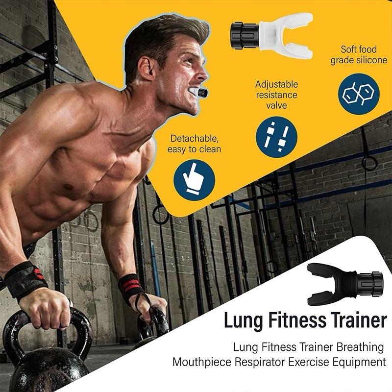 Lung Respiratory & Flexer Breathing trainer alat latih pernafasan Diving Snorkling berbahan silikon Olahraga Air 1