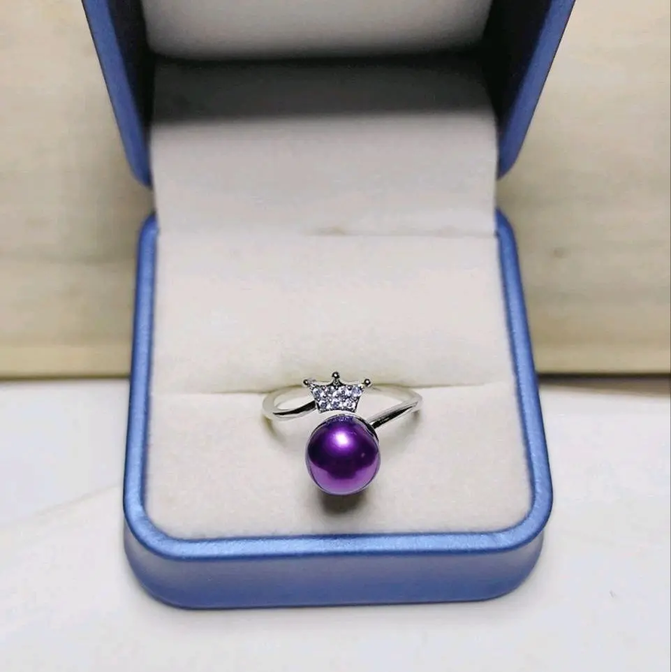 [TERLARIS] Cincin mutiara air tawar asli super premium gratis box dan sertifikat keaslian mutiara