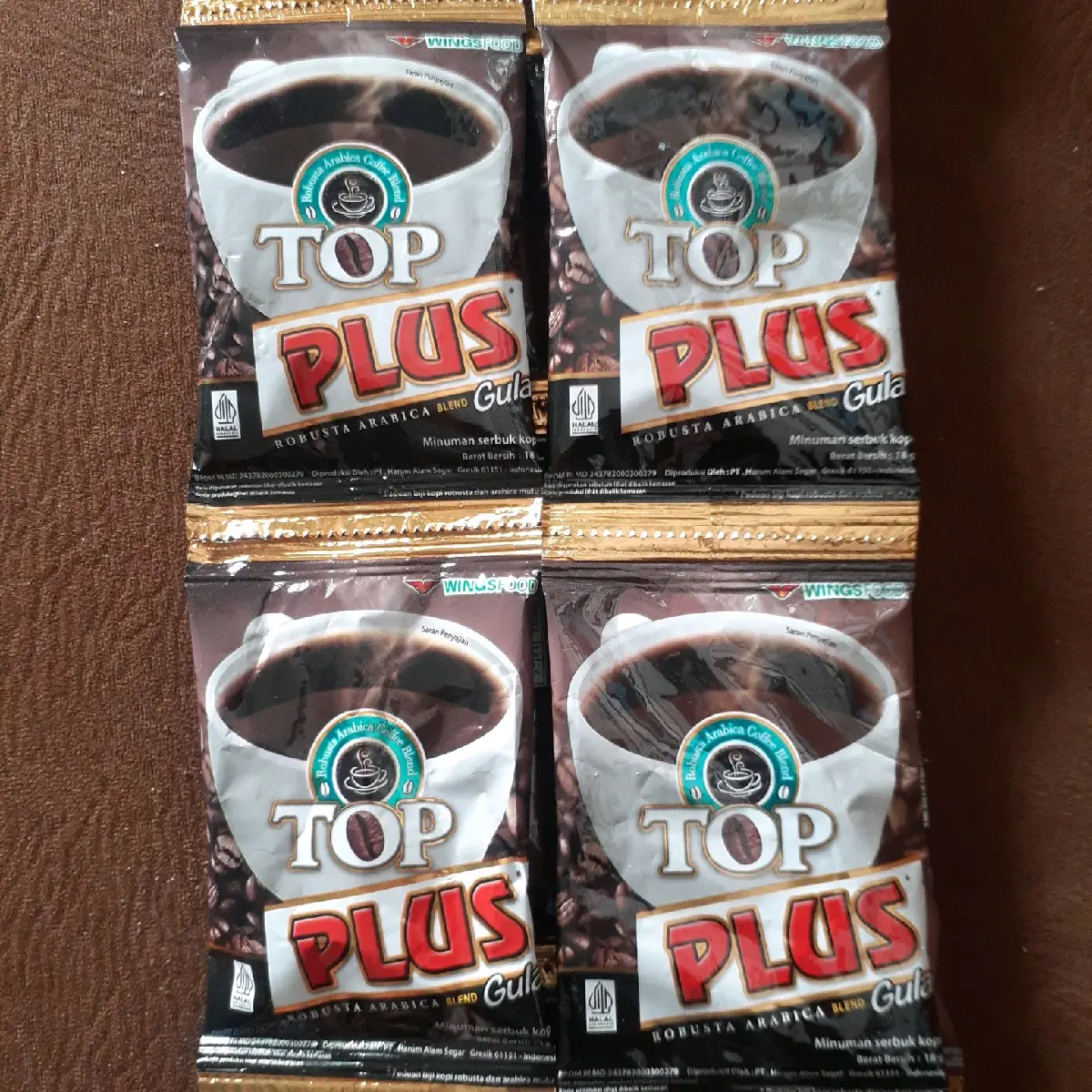 60pcs kopi TOP plus gula 18g 31999