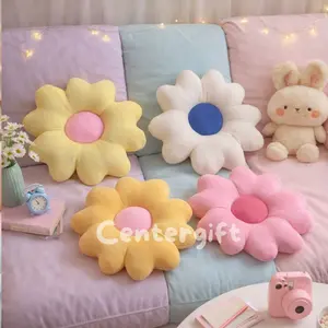 Bantal Bunga Matahari 40cm Bantal Sofa Dekorasi Rumah Estetik & Cozy