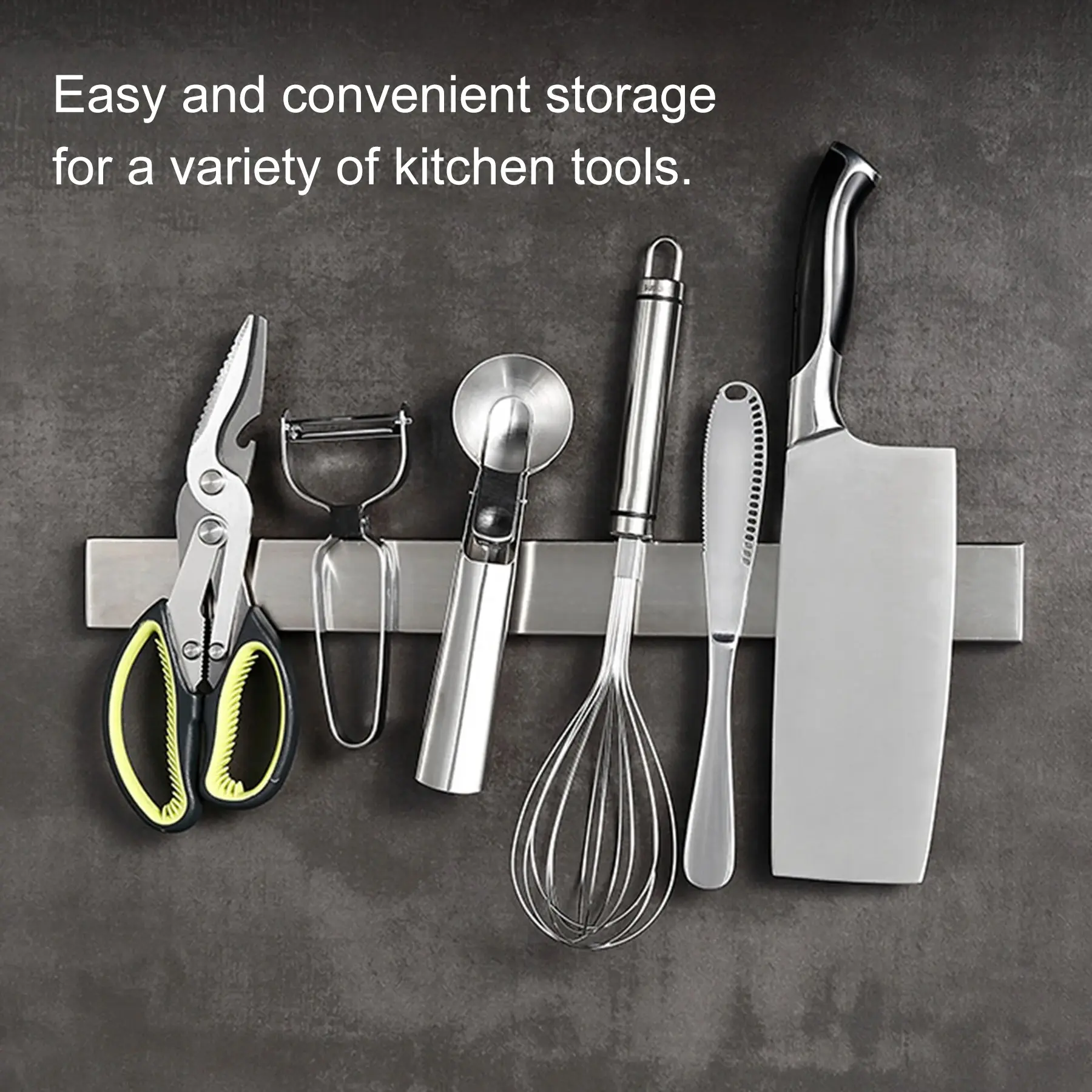 TaffHOME Gantungan Pisau Magnet Adhesive Knife Holder Waterproof 40cm - DS1384