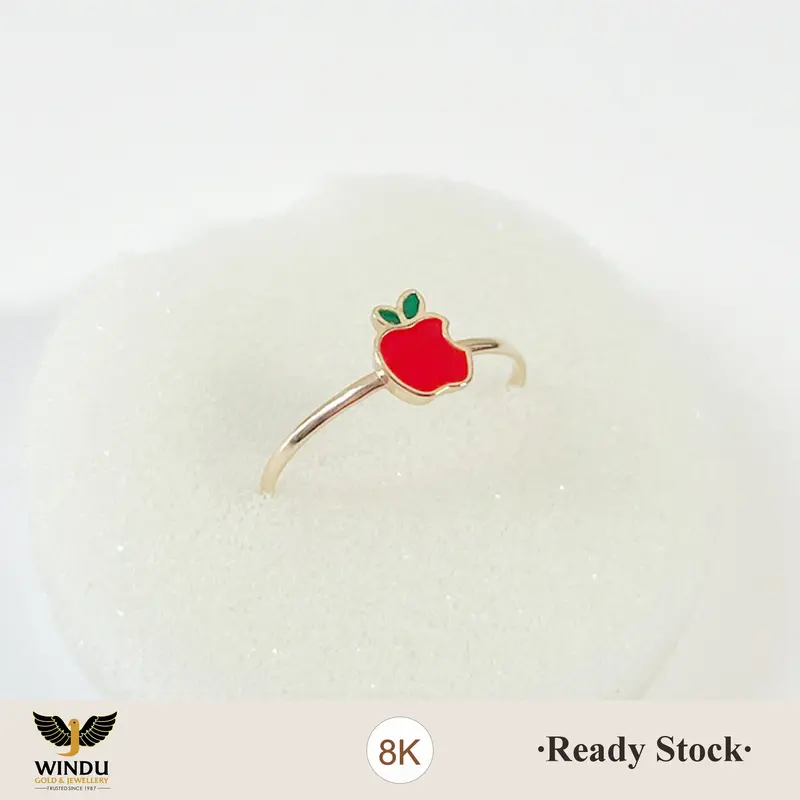 Cincin Apel Emas 8k Windu Gold & Jewellery 2