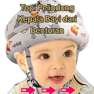 Helm Kepala Bayi Baby Head Protector Child Strap