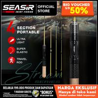 Gambar SEASIR Silent Stream Ejection BFS 4 Sections Fihsing Rods Carbon Fiber Travel Rod Z-Type Guide Rings 1.53/1.65M Lure Weight 1-7g Sound Knob Fishing Rods joran joran pancing custom   Portable joran casting pancing  ful - S504 #Spinning 1.53M dari SeaHunter Indonesia Kab. Tangerang 1 Tokopedia