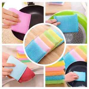 [5 pcs] spons cuci piring model bantal tahan lama 1 pack