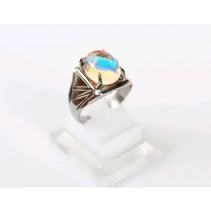 Cincin Stainless Monel Batu Kalimaya India Rings