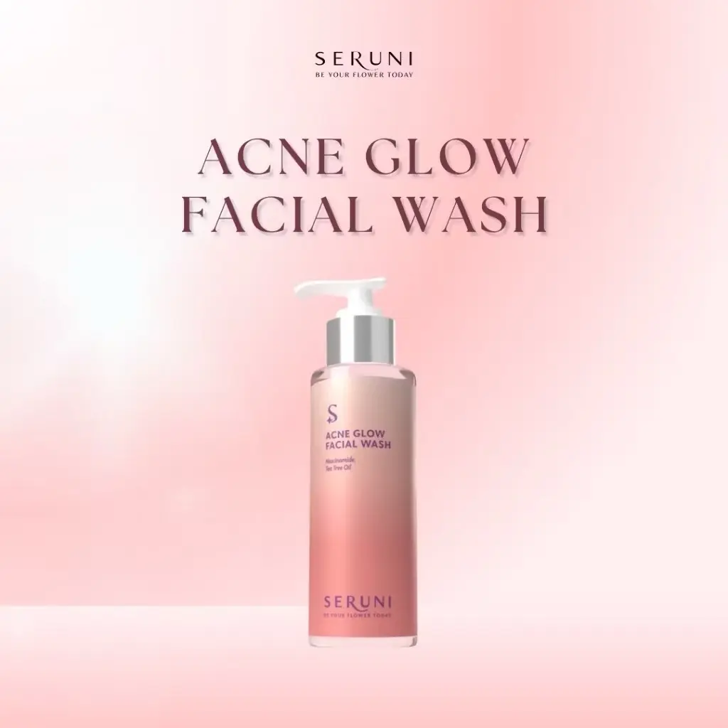 [ORIGINAL] Seruni - Acne Glow Facial Wash - Dapat Mengangkat Kotoran & Mengangkat Noda Hitam Bekas Jerawat Membersihkan