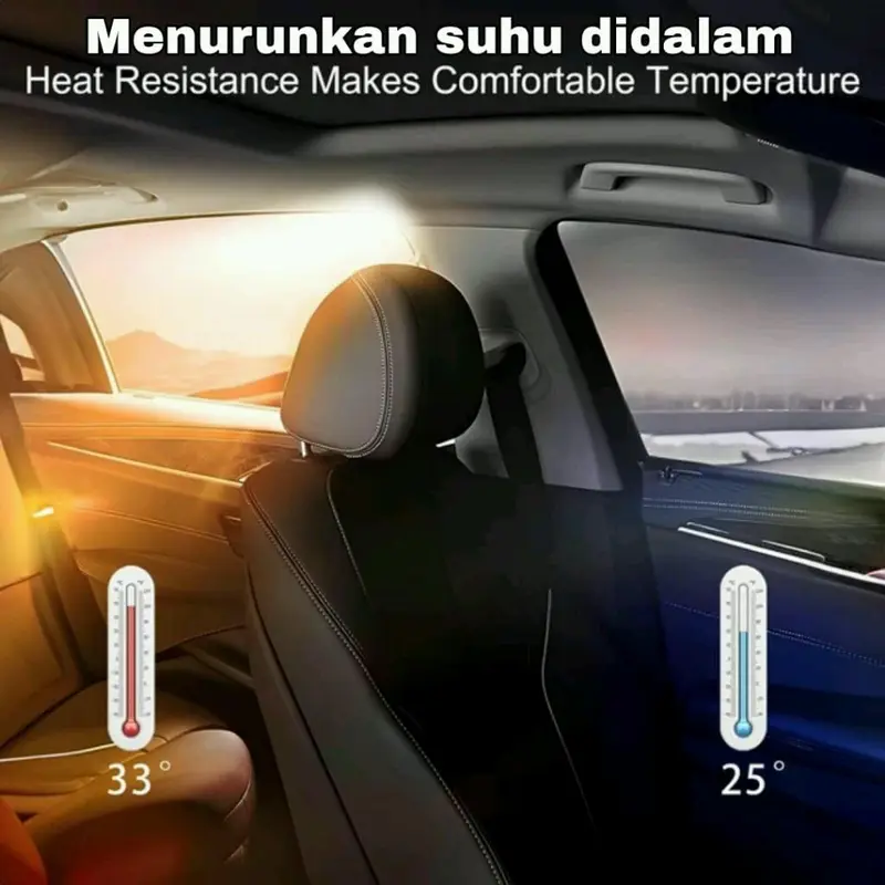 Stiker Jendela Kaca Stiker Kaca Jendela Rumah Sticker Kaca Film Mobil Riben Hitam Kegelapan 40% 60% 80% Stiker Kaca Peredam Panas 6