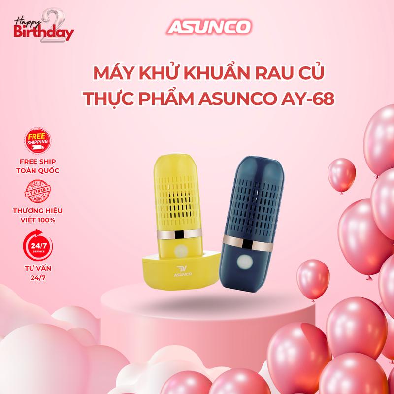 MÁY KHỬ KHUẨN RAU CỦ - THỰC PHẨM ASUNCO AY-68 dùng trong Nấu Ăn, khử độc thực phẩm