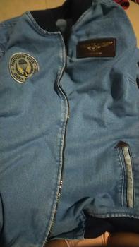 Product Review of JAKET BOMBER MODEL  BORDIRAN SIMPLE VARIAN WARNA BIRU TUA & BIRU MUDA Denim Jeans Nyaman Panjang Pria Top Distro Keren Atasan Casual from p**a 0