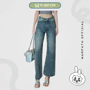 WARPATH - Highwaist Kulot Jeans Vintage Baggy Loose Retro Celana Wanita Nyaman Non Stretch COOLGY 9281