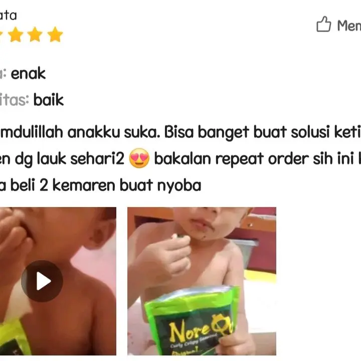 Promo Paket Hemat NoreQu Crispy Seaweed All Varian Nori 6