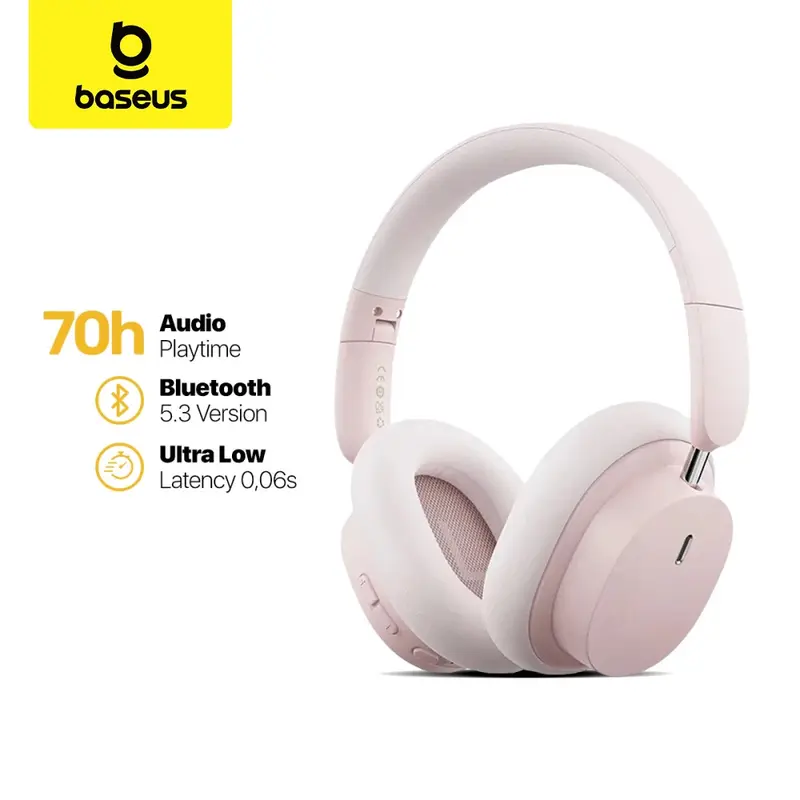 [NEW PRODUCT] BASEUS Bowie D05 ENC Foldable Playing Time up to 70 jam  3D Audio Stereo Bass | Wireless Headphone Gaming Utlra Low Latency  Bluetooth 5.3 1