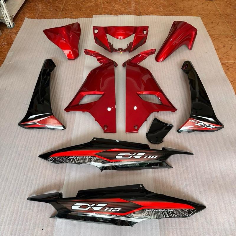  Bộ nhựa Dàn áo WA110 phối mầu  Lắp 2017 tới 2025   10 chi tiết nhựa ABS Bóng  Bảo Hành Mầu Sơn 36 Tháng  Phụ Kiện Xe Máy 