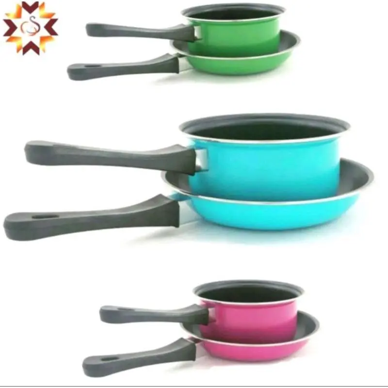 Panci Teflon Pastela Frypan Milkpan untuk Dapur - Kitchenware Peralatan Set 2