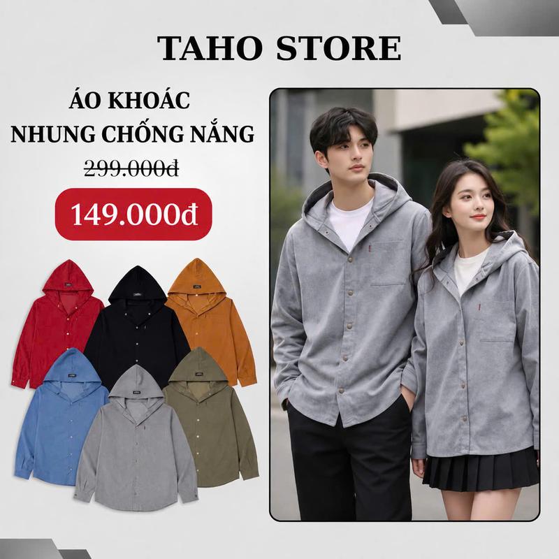 Áo Chống Nắng - Áo Khoác Sơ Mi Nón Nut 5 Tầng Đi Nắng, Chống Gió, Chống Tia UV…