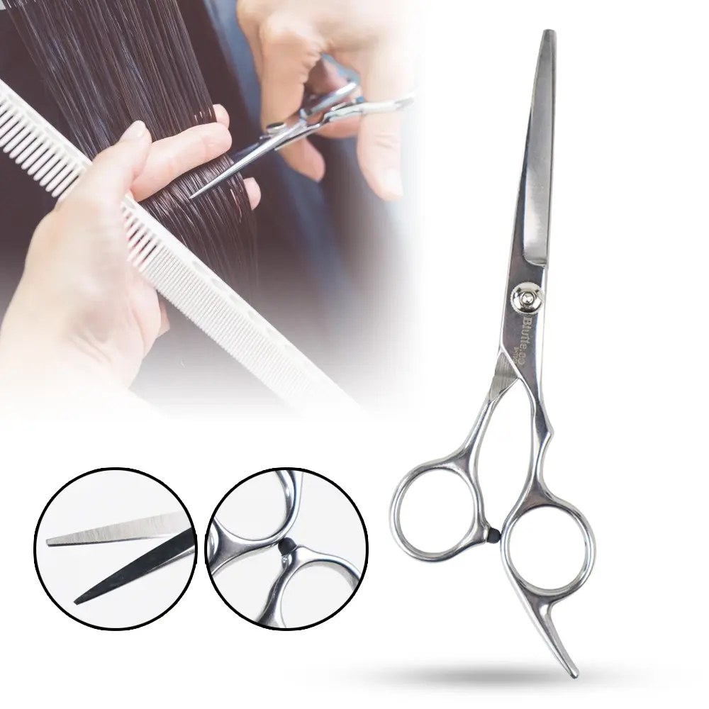 Biutte.co Gunting Rambut Full Stainless Steel Model Flat Cut - BHT002