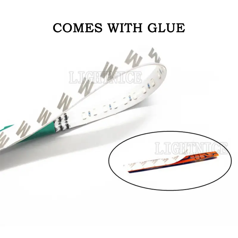 Lampu Alis Flexyble 30cm RGB / Lampu Running Alis LED 30 CM Warna Warni Motor Mobil 6