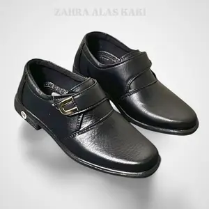 Sepatu Pantofel Pria Sepatu Sekolah Hak 3 cm Hitam Shoes Fantopel Flat Sepatu Kantor Formal