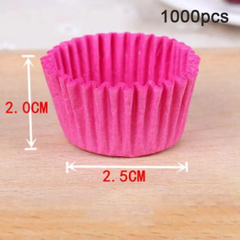 UUU-Tấm Lót Bánh Cupcake, 1000 Miếng, 25X20Mm, Khay Nướng Bánh Muffin, Khuôn Bánh, Dụng Cụ Trang Trí 8