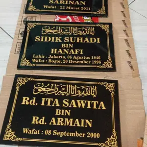 BATU NISAN GRANIT / KRAMIK 20X30 CM_hanya lempengan