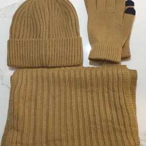 Topi Kupluk , Syal , Sarung Tangan Rajut Musim Dingin Winter 1 set / kupluk 3 in 1 / kupluk set / unisex 016