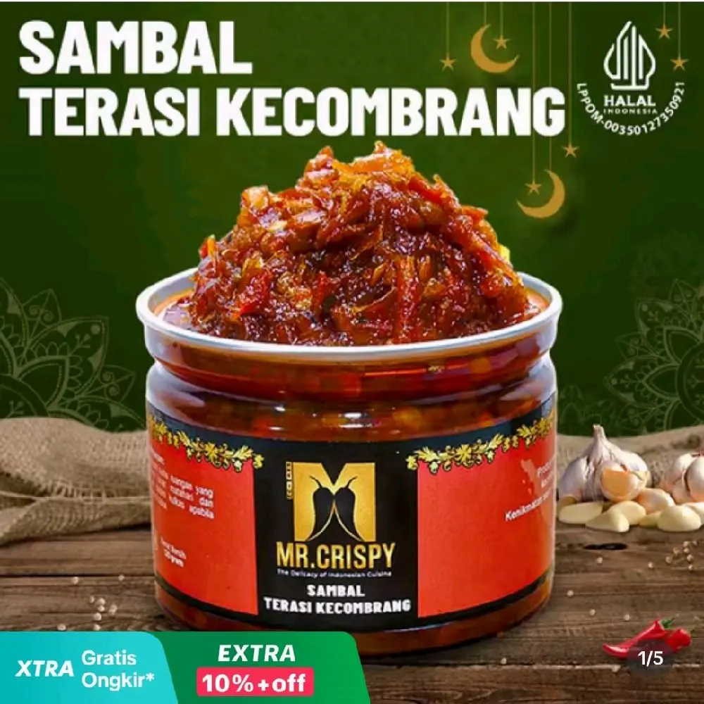 SAMBAL TERASI KECOMBRANG MR CRISPY