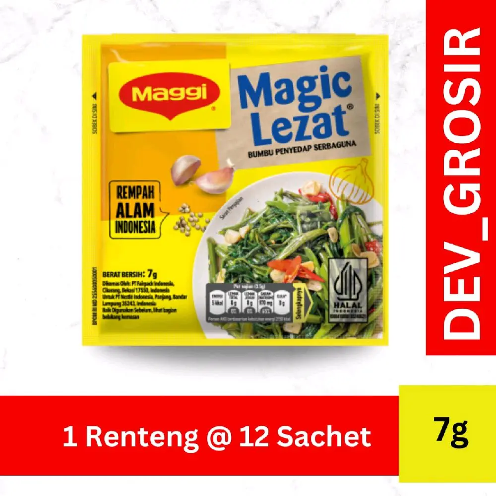 Magic Lezat Bumbu penyedap serbaguna 1 Renteng 12pcs