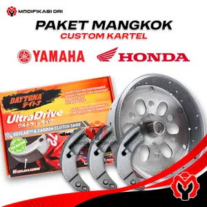 Paket CVT Racing YAMAHA HONDA MAngkok Kartel Kampas ganda DAYTONA Solusi gredek MATIC Motorcycle